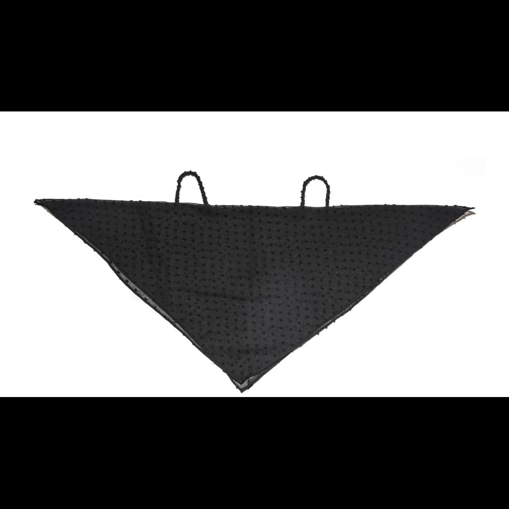 Lele Sadoughi Jet Pointelle Bandana Mask